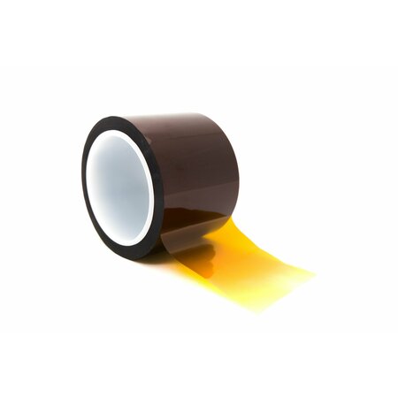 BERTECH High-Temperature Kapton Tape, 2 Mil Thick, 5 1/2 In. Wide x 36 Yards Long, Amber KPT2-5 1/2